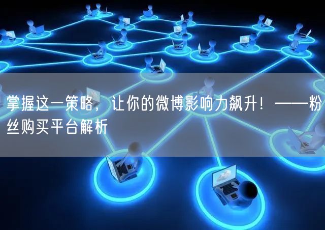 掌握这一策略，让你的微博影响力飙升！——粉丝购买平台解析