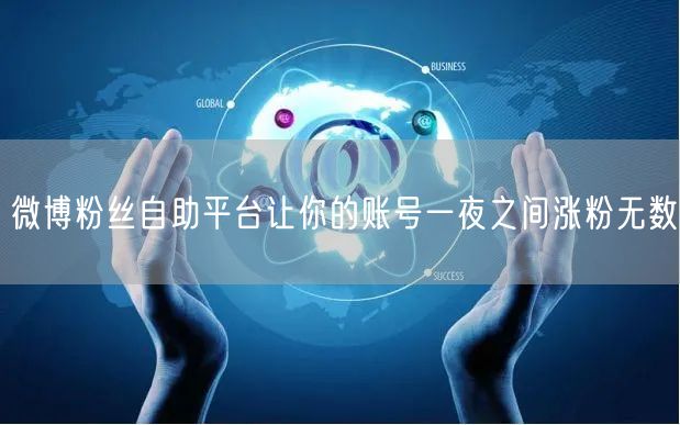 微博粉丝自助平台让你的账号一夜之间涨粉无数