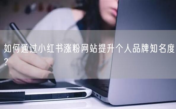 如何通过小红书涨粉网站提升个人品牌知名度?