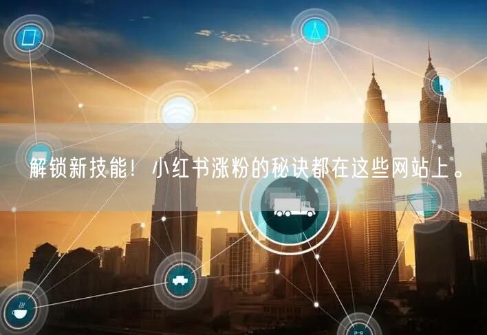 解锁新技能！小红书涨粉的秘诀都在这些网站上。