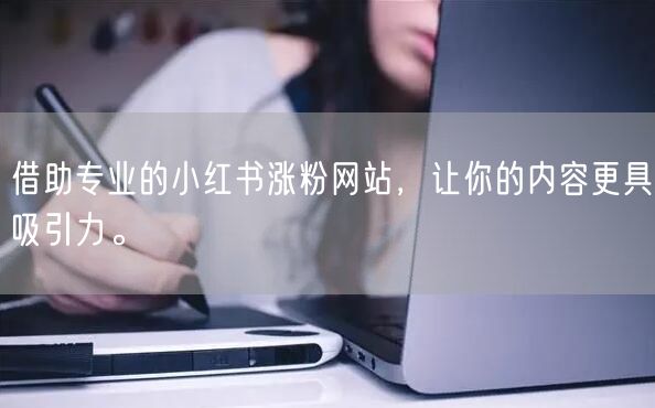 借助专业的小红书涨粉网站，让你的内容更具吸引力。