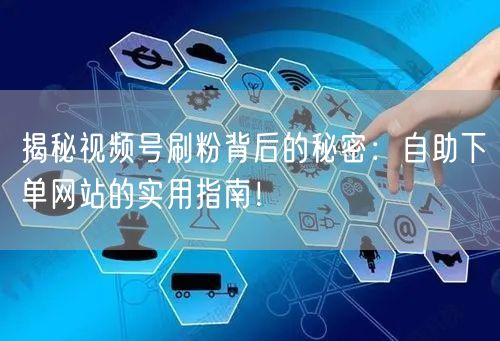 揭秘视频号刷粉背后的秘密:自助下单网站的实用指南!