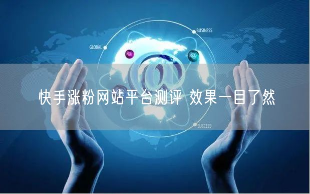 快手涨粉网站平台测评 效果一目了然