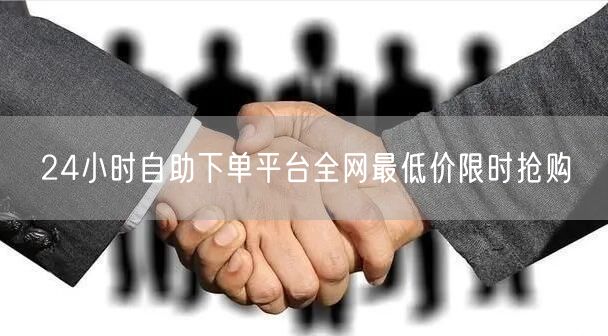 24小时自助下单平台全网最低价限时抢购