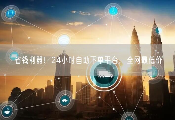 省钱利器！24小时自助下单平台，全网最低价