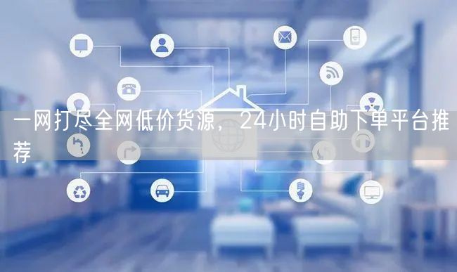 一网打尽全网低价货源，24小时自助下单平台推荐