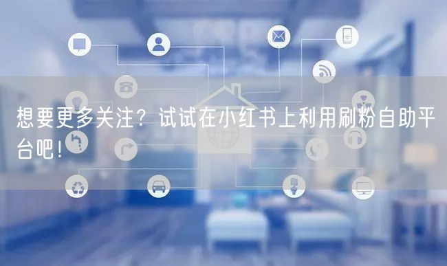 想要更多关注？试试在小红书上利用刷粉自助平台吧！