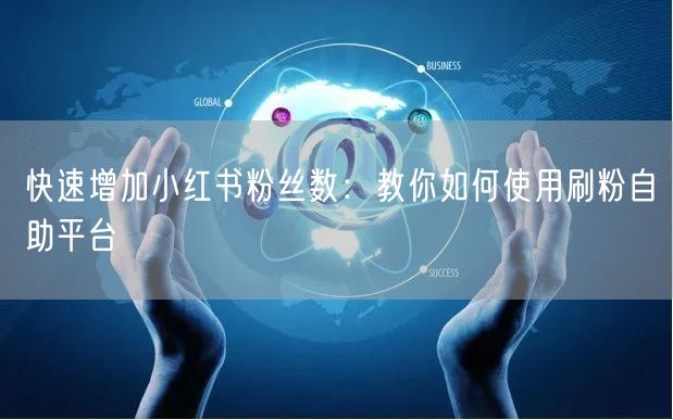 快速增加小红书粉丝数：教你如何使用刷粉自助平台