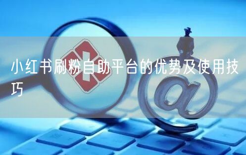 小红书刷粉自助平台的优势及使用技巧