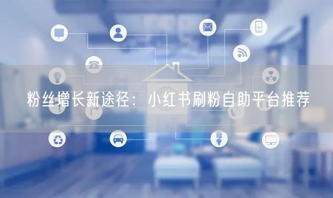 粉丝增长新途径：小红书刷粉自助平台推荐