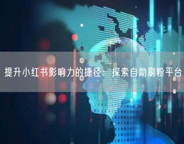 提升小红书影响力的捷径:探索自助刷粉平台